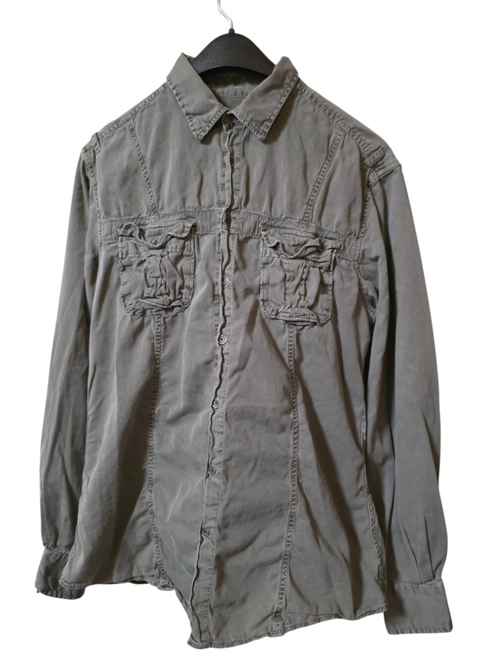 John Varvatos Weathered Utility Buttondown Shirt